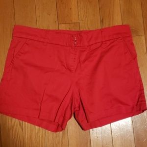 Red shorts